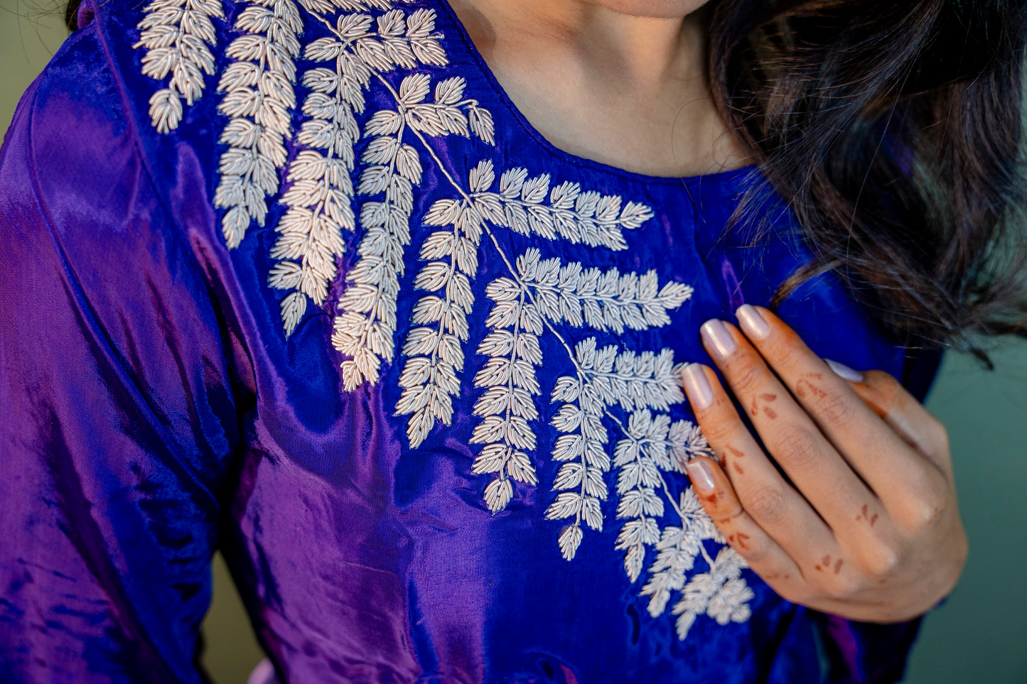 Amethyst Grace Indo-Western 2-Piece Set