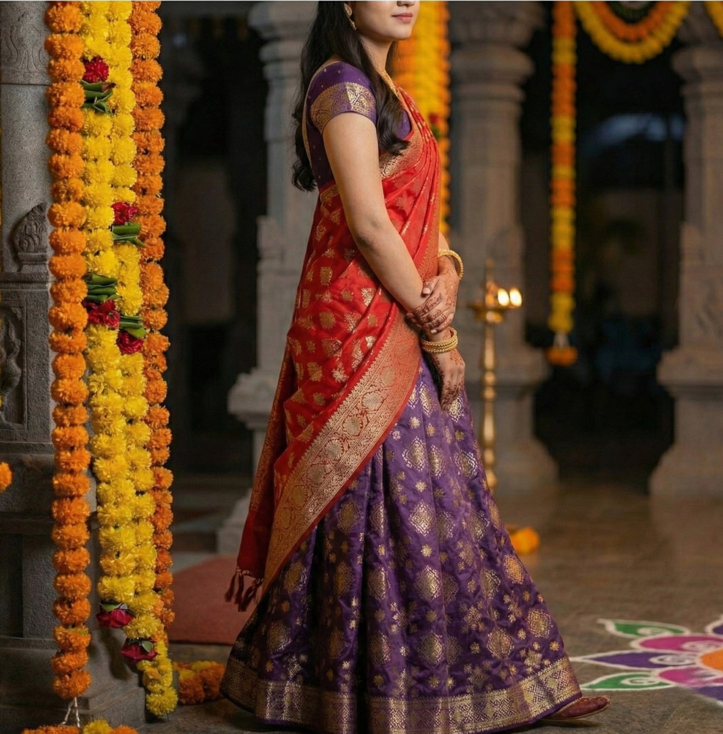 Georgette Suit with Handwork