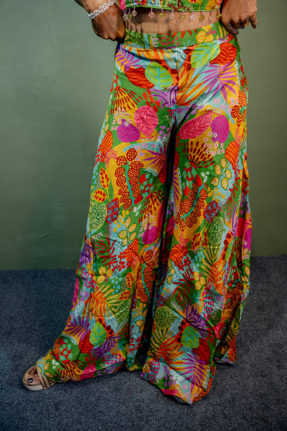 Sophisticated Multi-Colour Piping & Stone Work Indo-Western 3-Piece Set