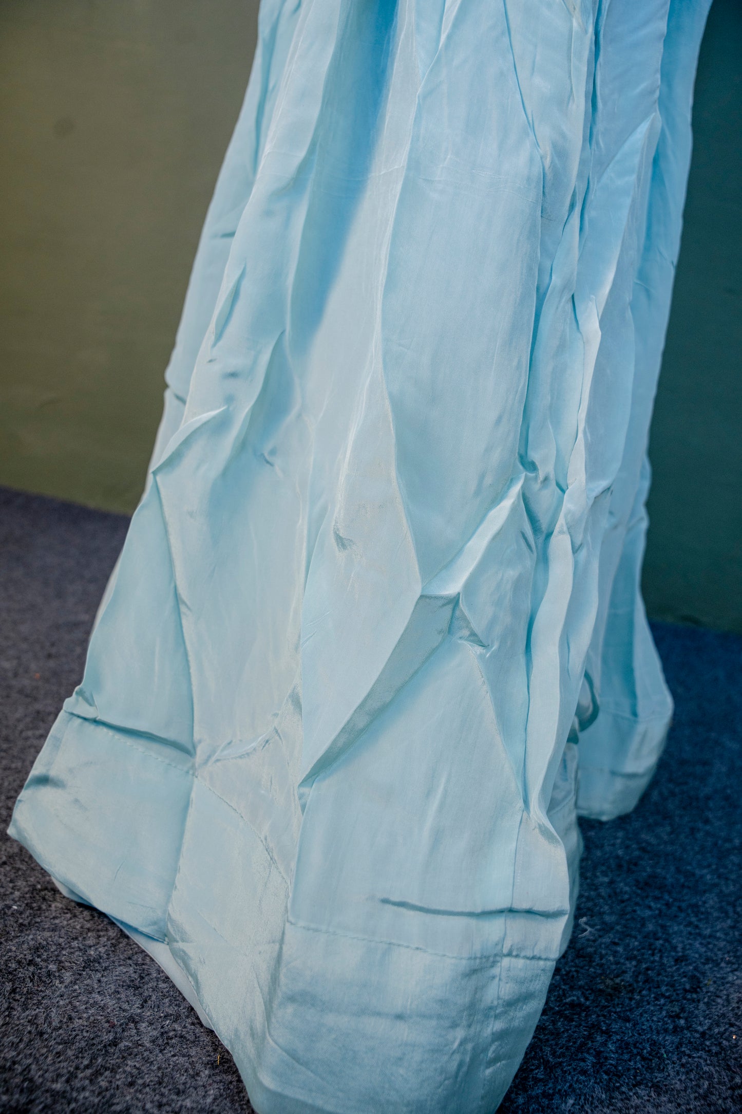 Sky Blue Indo-Western 3-Piece Set