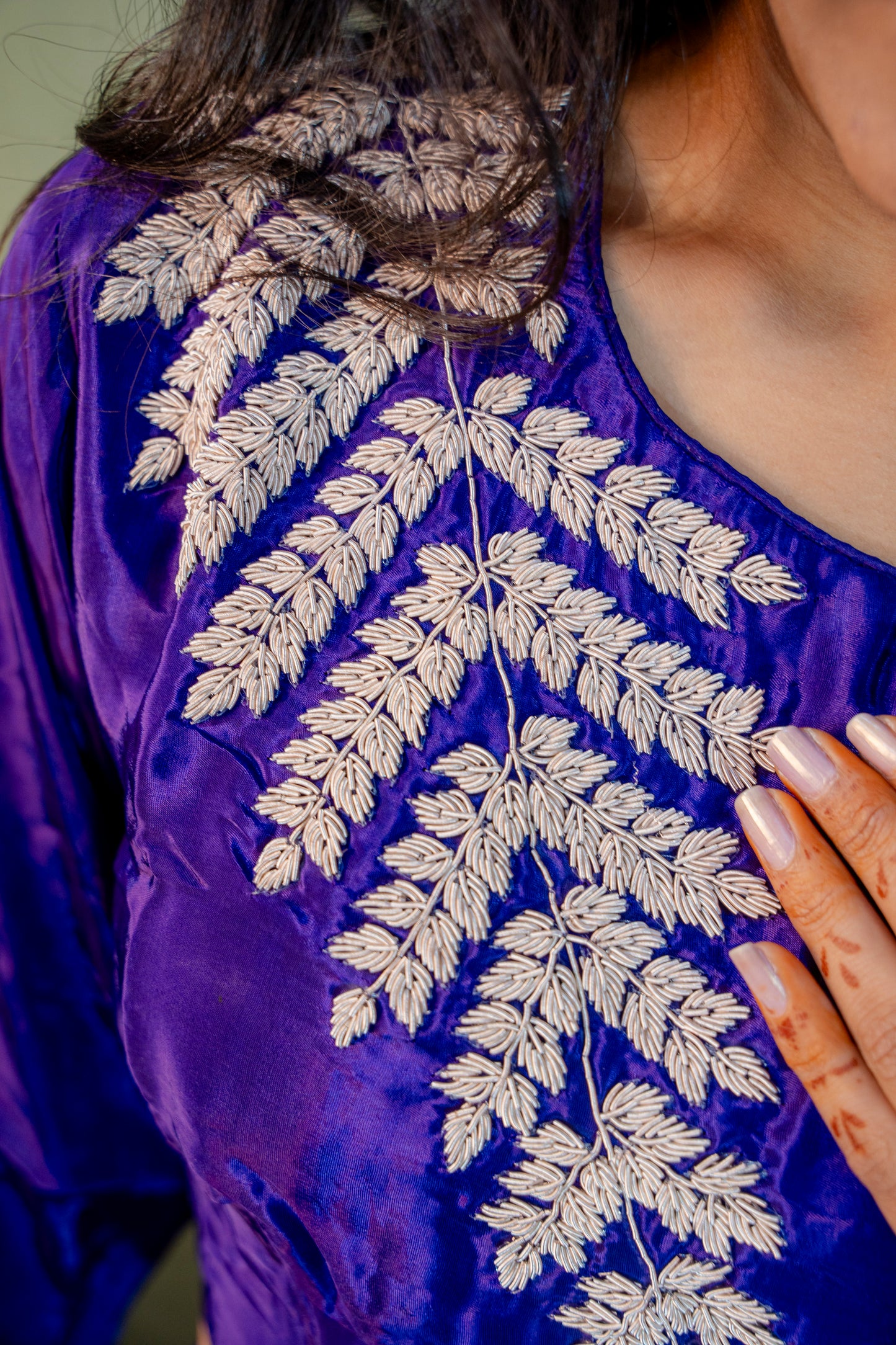 Amethyst Grace Indo-Western 2-Piece Set