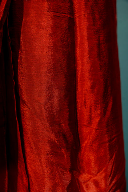 Amber Rust Indo-Western 3-Piece Ensemble