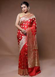 Banarasi Silk Saree – Red