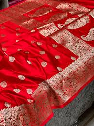 Banarasi Silk Saree – Red
